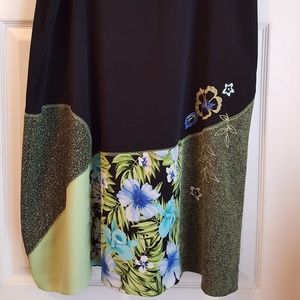 Allison Daley Black/Green Skirt